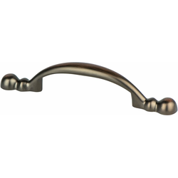 Berenson Advantage Two 3 inch Center to Center Traditional Oil Rubbed Bronze Pull, Zinc Material, 5 1/4in Length