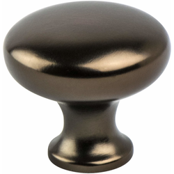 Berenson Advantage Two Traditional Oiled Bronze Round Knob, 1-1/8 Inch Diameter, Zinc Material, Ideal for Cabinets and Drawers