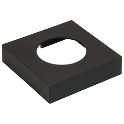 Loox LED #2025/2026 Square Surface Mounted Trim Ring, Black