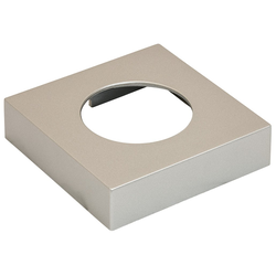 Loox LED #2025/2026 Square Surface Mounted Trim Ring, Matt Nickel