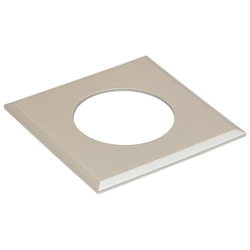 Loox LED #2025/2026 Square Recess Mounted Trim Ring, Matt Nickel