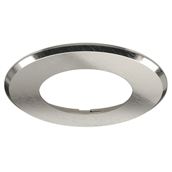 Loox LED #2025/2026 Round Recess Mounted Trim Ring, Stainless Steel