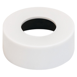 Loox #2040 Round Surface Mounted Trim Ring, White