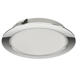 20% OFF Final Sale, Final Sale, Loox LED 2048 12V, 3W Multi-White Recessed/ Surface Mount Puck Light, Chrome