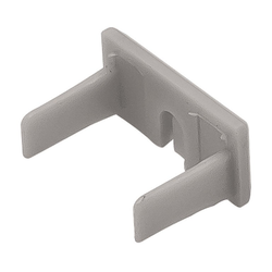 Loox End Cap, For Angled Recessed Profile 833.72.860 And 833.72.863, Silver