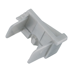 Loox End Cap, For Angled Recessed Profile 833.72.868, 833.72.869 And 833.74.867, Silver