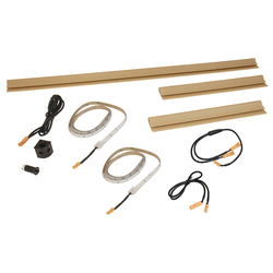 38 Inch Loox 12V #2030 Interior Cabinet LED Light Kit One-Door, Warm White 3000K