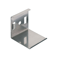 Loox Mounting Plate, For Corner Extrusion 833.74.809, Silver