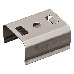 Loox 12V LED #2013/2015 Retaining Clip, 90 Degree, Stainless Steel, Silver
