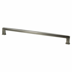 25% OFF Berenson Subtle Surge 18 Inch CC Vintage Nickel Cabinet Appliance Pull, Zinc Material, Transitional Style, Classic Comfort Series