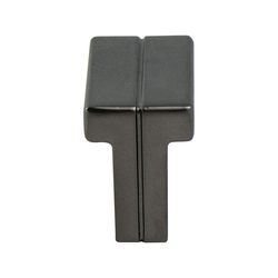 Berenson Skyline Contemporary 1-3/8 Inch Diameter Slate Cabinet Knob for Modern Homes and Offices