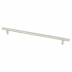 Berenson Tempo 288mm CC Brushed Nickel Bar Pull, Steel Material, Transitional Style, Perfect for Versatile Home Decor
