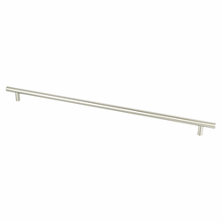 Berenson Tempo 20-Inch Brushed Nickel Pull, Transitional Style Steel Bar Design for Versatile Home Decor