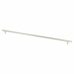 Berenson Tempo 544mm CC Brushed Nickel Bar Pull, Transitional Style, Steel Material, Perfect for Versatile Home Decor