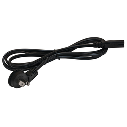 78-3/4 Inch Loox LED Adapter Power Cord For Transformer, With 90 Degree 2-Prong Us Plug, Black