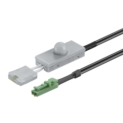 Final Sale, Loox #3015 Aluminum Profile Inline Motion Detector Switch With 2M (78-3/4") Lead