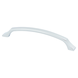 Berenson Epoch Edge Pull, 6-5/16 inch Center to Center, Polished Chrome, Contemporary Style, Zinc Material