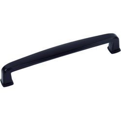 Matte Black 5-1/16 Inch (128mm) Center to Center Cabinet Pull