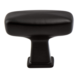 25% OFF Berenson Subtle Surge Knob, 1-9/16 inch Diameter, Matte Black Finish, Zinc Material, Transitional Style, Classic Comfort Series