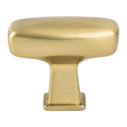 25% OFF Berenson Subtle Surge Knob, 1-9/16 inch Diameter, Modern Brushed Gold Finish, Zinc Material, Transitional Style, Classic Comfort Series