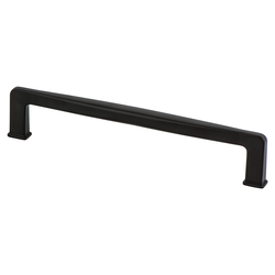 25% OFF Berenson Subtle Surge Pull, 6-5/16 inch Center to Center, Matte Black, Zinc Material, Transitional Style