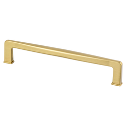 25% OFF Berenson Subtle Surge Pull, 6-5/16 inch Center to Center, Modern Brushed Gold Finish, Zinc Material, Transitional Style