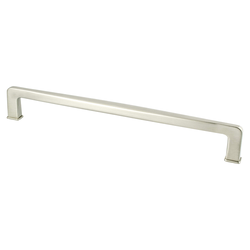 25% OFF Berenson Subtle Surge Pull, 8-13/16 inch Center to Center, Brushed Nickel, Zinc Material, Transitional Style for Cabinets