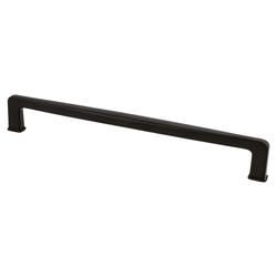 25% OFF Berenson Subtle Surge Pull, 8-13/16 inch Center to Center, Matte Black, Zinc Material, Transitional Style, Classic Comfort Series