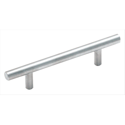 Bar Pulls 3-3/4 Inch Center to Center Sterling Nickel Cabinet Pull