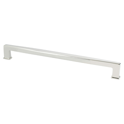 25% OFF Berenson Subtle Surge 12 inch Center to Center Appliance Pull in Polished Nickel Finish, Zinc Material, Transitional Style