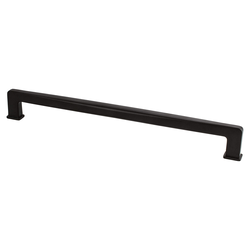 25% OFF Berenson Subtle Surge 12 inch Center to Center Matte Black Appliance Pull, Zinc Material, Transitional Style