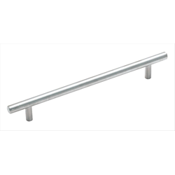 Bar Pulls 7-9/16 Inch Center to Center Sterling Nickel Cabinet Pull