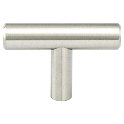Berenson Tempo 2 Inch Diameter Brushed Nickel Cabinet Knob, Steel Material, Transitional Style