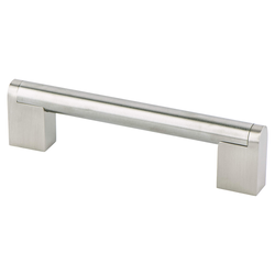 Berenson Studio 5-1/16 Inch Center to Center Stainless Steel Cabinet Pull, Contemporary Design for Modern Interiors