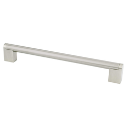 Berenson Studio 8-13/16 Inch Center to Center Stainless Steel Cabinet Pull, Contemporary Design for Modern Interiors