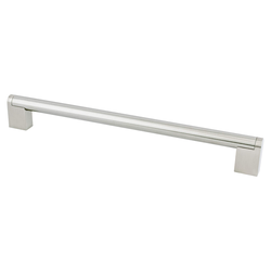 Berenson Studio 10-1/16 Inch Center to Center Stainless Steel Cabinet Pull, Contemporary Design for Modern Kitchens