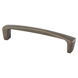 Berenson Aspire 5-1/16 Inch Center to Center Verona Bronze Cabinet Pull, Zinc Material, Transitional Style
