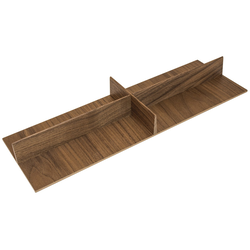 Cross Divider, Fineline, Walnut