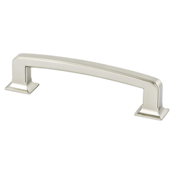 Berenson Hearthstone 5-1/16 Inch Center to Center Brushed Nickel Cabinet Pull, Zinc Material, Traditional Style