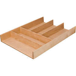 11-13/16 x 16-11/16 x 1-15/16 Inch Fineline Move Cutlery Insert, Birch