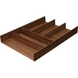 11-13/16 x 16-11/16 x 1-15/16 Inch Fineline Move Cutlery Insert, Walnut
