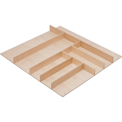 Fineline Utensil and Cutlery Insert Drawer Divider, Trimmable 21-9/16" Width x 19.5" Depth x 2" Height, . Birch