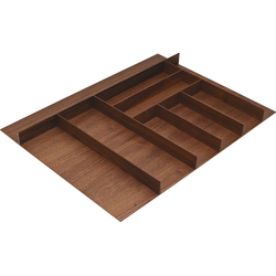 Large Cutlery Tray, Fineline, Walnut, 702 mm Width