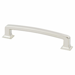 Berenson Designers Group Ten 160mm CC Polished Nickel Hearthstone Pull, Zinc Material, Transitional Style