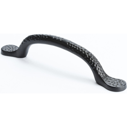 Berenson American Craftsman 3-3/4 Inch Center to Center Black Cabinet Pull, Artisan Style Zinc Material