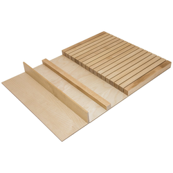 Knife Insert, Fineline, Birch, 18", Holds 16 Knives