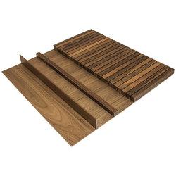 Knife Insert, Fineline, Walnut, 24", Holds 23 Knives