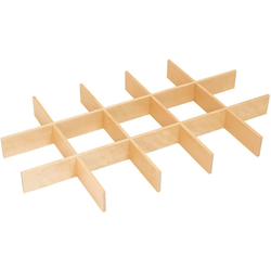 Final Sale, Optional Large Cross Divider for LAVIDO Trays, Birch