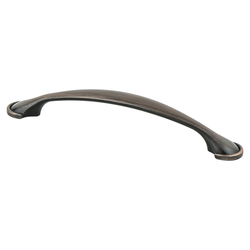 Berenson Hillcrest 5-1/16 Inch Center to Center Verona Bronze Cabinet Pull, Traditional Style Zinc Material