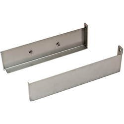 11-5/8 Inch Depth Fineline Magic Corner Side Bracket Set, Champagne